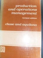 Chase and aquilano Productions and operations management, Ophalen of Verzenden, Gelezen, Management