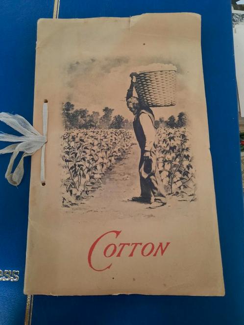 Boekje uit 1897 Cotton from field to Loom - zeer zeldzaam, Antiek en Kunst, Antiek | Boeken en Manuscripten, Ophalen of Verzenden