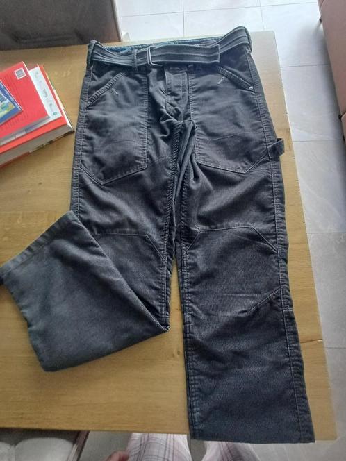 C&A - regular fit ribfluweel broek (mt W36-L34), Kleding | Heren, Broeken en Pantalons, Zo goed als nieuw, Maat 56/58 (XL), Grijs