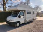 Camping car Fiat ducato rimor, Caravans en Kamperen, Mobilhomes, Diesel, Particulier, 5 tot 6 meter, Tot en met 6
