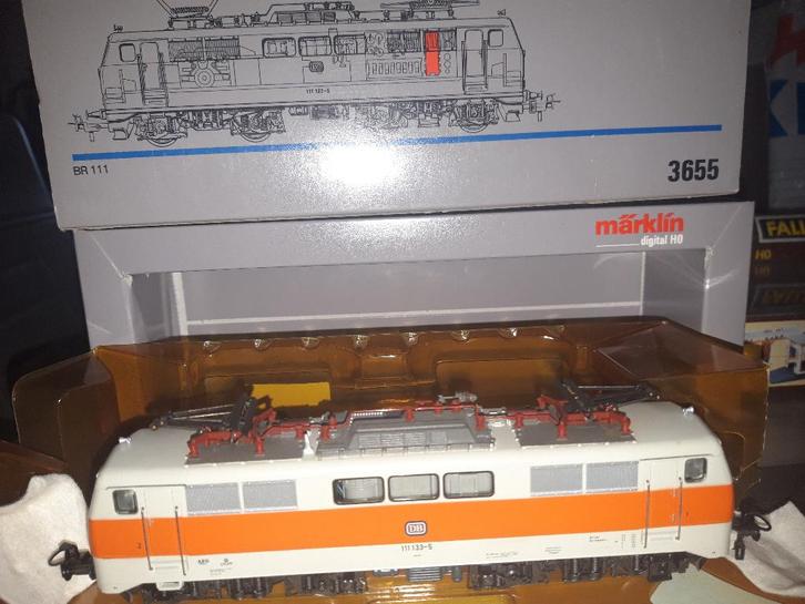 MarklinH0  elec loc 3655 dig mt 9 ketelwagons shell bp esso, Hobby & Loisirs créatifs, Trains miniatures | HO, Comme neuf, Set de Trains