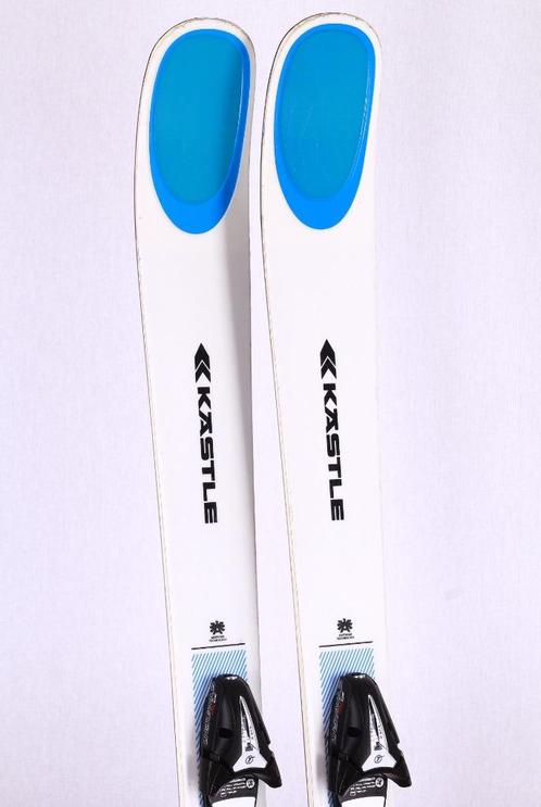 162 cm ski's KASTLE TX93 2022, blue/white, woodcore, Sport en Fitness, Skiën en Langlaufen, Gebruikt, Ski's, Ski, Overige merken