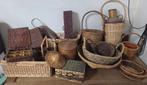 Lot vannerie 22 pièces, Enlèvement