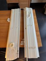 Houten jaloezieën wit - 120 x 200 cm (2 stuks), Enlèvement, Comme neuf