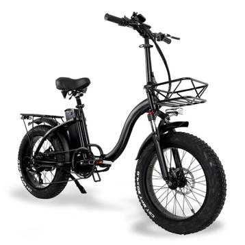 Vélo électrique pliant, fat bike électrique à entrée basse  disponible aux enchères