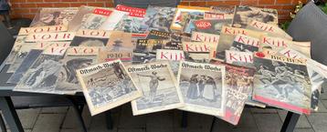Lot originele oorlogsmagazines 1938-1945
