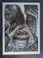 Groot origineel schilderij Marc Maieu, Antiek en Kunst, Ophalen