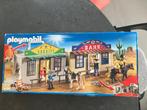 Playmobil sheriff+bank 4398 compleet, Ophalen, Zo goed als nieuw, Complete set