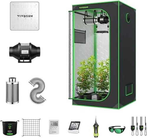 VIVOSUN Groeitent Kweektent complete set GRATIS LEVERING, Hobby en Vrije tijd, Overige Hobby en Vrije tijd, Nieuw, Verzenden