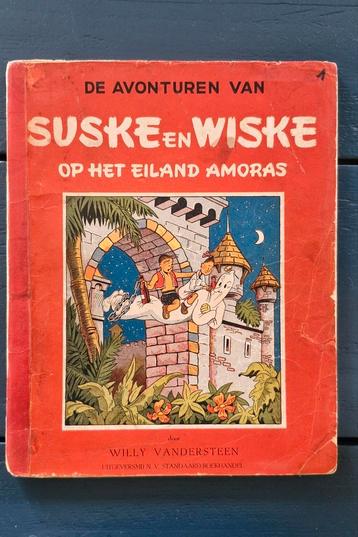 Suske en Wiske Op Het Eiland Amoras 1e druk 1947 beschikbaar voor biedingen