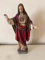 Groot heilig hart christus beeld, Antiek en Kunst, Antiek | Religieuze voorwerpen, Ophalen
