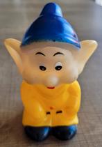 Oud, rubberen poppetje: dwerg Dopey, Verzamelen, Disney, Ophalen of Verzenden, Sneeuwwitje of Doornroosje, Gebruikt, Beeldje of Figuurtje