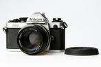 Chrome Nikon FM2N with nikkor 50mm 1:1.4 lens, Audio, Tv en Foto, Verzenden, Nikon