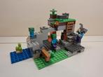 Lego MINECRAFT 21141 THE ZOMBIE CAVE, Ophalen of Verzenden, Zo goed als nieuw, Lego
