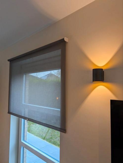 IKEA 4 x rolgordijnen lichtdoorlatend grijs, Huis en Inrichting, Stoffering | Gordijnen en Lamellen, Zo goed als nieuw, 200 cm of meer