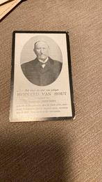 van Hout x Mertens 1830 Becquevoort 1919 Aarschot, Verzamelen, Bidprentjes en Rouwkaarten, Verzenden, Bidprentje