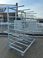 Spuitrek/spuitrekken/droogrek/draagarm verrijdbaar 15ST, Watersport en Boten, Overige Watersport en Boten, Ophalen, Zo goed als nieuw