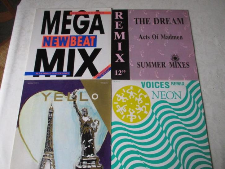 new beat en house en techno, Cd's en Dvd's, Vinyl | Dance en House, Gebruikt, Overige genres, Ophalen of Verzenden