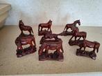 Set van 8 handgesneden mini paardjes, Ophalen