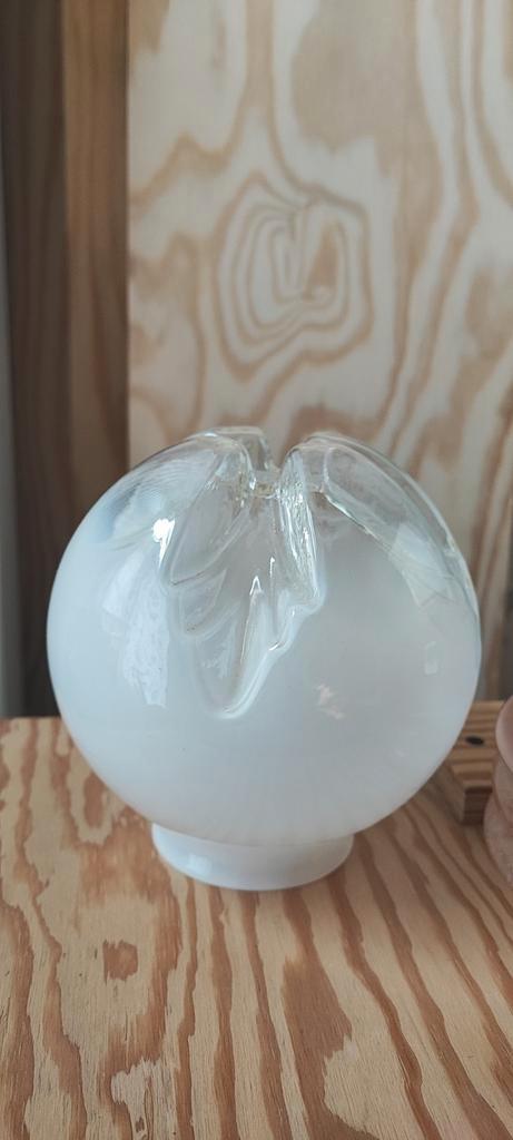 5 stuks antieke glazen lampenkappen, Antiek en Kunst, Antiek | Verlichting, Ophalen