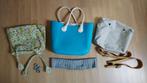 Handtas O-bag, Handtassen en Accessoires, Tassen | Damestassen, Handtas, Blauw, Gebruikt, Ophalen