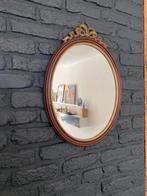 Vintage spiegel, Antiek en Kunst, Antiek | Spiegels, Minder dan 100 cm, Minder dan 50 cm, Ophalen, Ovaal