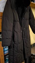 Maxi warme dons pufferjas 2-zijdig bruin of zwart M, Kleding | Dames, Maat 38/40 (M), Zwart, Ophalen of Verzenden, Zo goed als nieuw