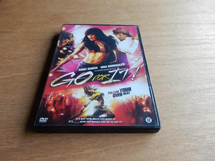 nr.1379 - Dvd: go for it - dansfilm, Cd's en Dvd's, Dvd's | Drama, Zo goed als nieuw, Overige genres, Vanaf 12 jaar, Ophalen of Verzenden