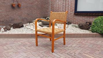 Vintage Bauhaus, papercord, fauteuil beschikbaar voor biedingen