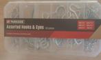 parkside assorted hooks & eyes 151 st, Ophalen of Verzenden, Nieuw, Minder dan 50 mm, Schroeven