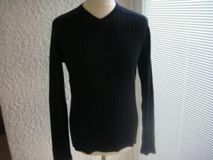 Pull en V. Marque "Convell" noir. Taille L, Kleding | Heren, Truien en Vesten, Gedragen, Zwart, Ophalen of Verzenden