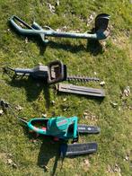Haagschaar, boomzaag, trimmer - 10eur/stuk, 25eur vr alle 3, Tuin en Terras, Heggenscharen, Ophalen, Gebruikt