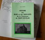 Histoire des rues et lieux-dits de Saint-Nicolas, Livres, Enlèvement ou Envoi, Utilisé
