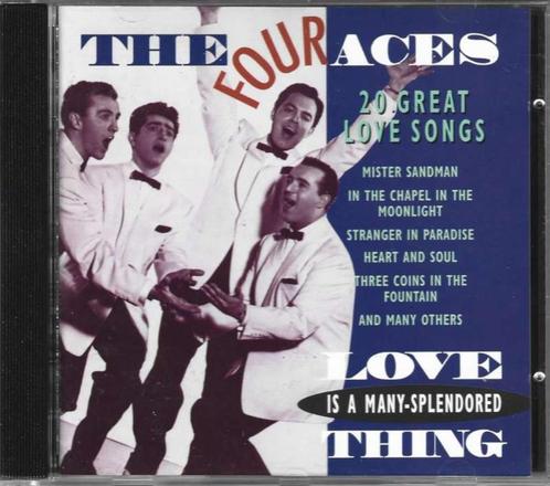 CD  The Four Aces – 20 Great Love Songs, CD & DVD, CD | Compilations, Comme neuf, Pop, Enlèvement ou Envoi