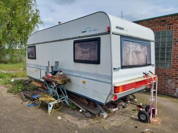 Oude caravan