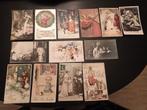 13 kerstman/sinterklaas, Verzamelen, Postkaarten | Themakaarten, Ophalen of Verzenden