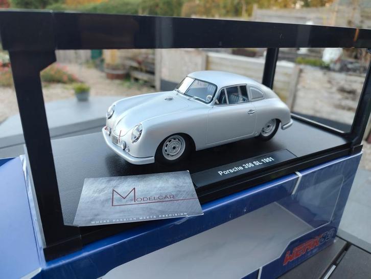 Porsche 356 SL 1/18 werk83, Hobby en Vrije tijd, Modelauto's | 1:18, Zo goed als nieuw, Auto, Overige merken, Ophalen of Verzenden