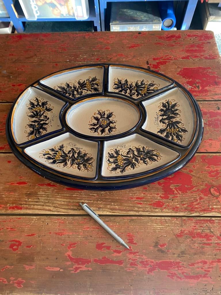 Deruta grote tapas schaal, Huis en Inrichting, Ophalen of Verzenden, Zo goed als nieuw