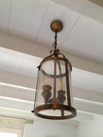 Lampe ronde antique en cuivre, Maison & Meubles, Lampes | Suspensions, Enlèvement, Utilisé