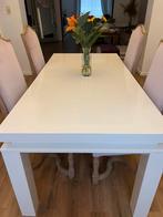 Salle a manger complète laquée blanche, Maison & Meubles, Enlèvement, Comme neuf