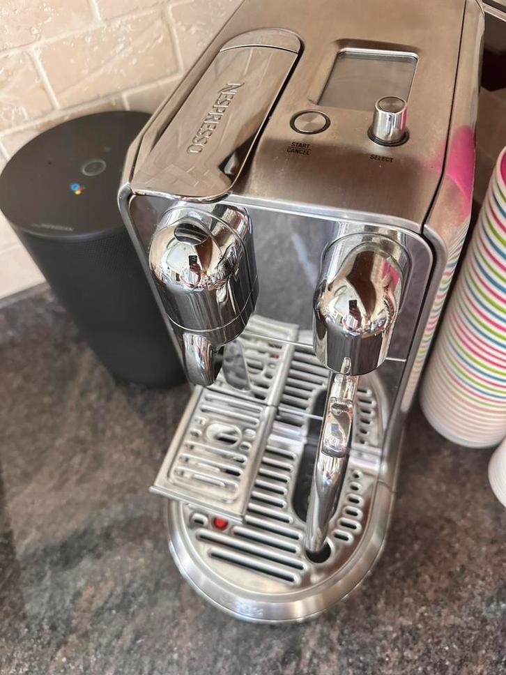 Nespresso Creatista Plus Metal, Elektronische apparatuur, Koffiezetapparaten, Zo goed als nieuw, Ophalen of Verzenden