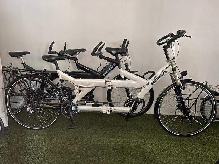 KOGA miyata twintraveller tandem deelbaar!!, Fietsen en Brommers, Fietsen | Tandems, Zo goed als nieuw, Meer dan 20 versnellingen