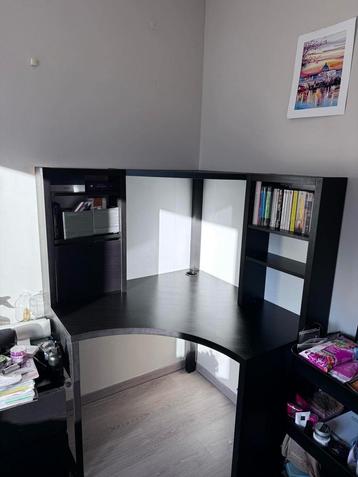 Bureau d’angle IKEA noir beschikbaar voor biedingen