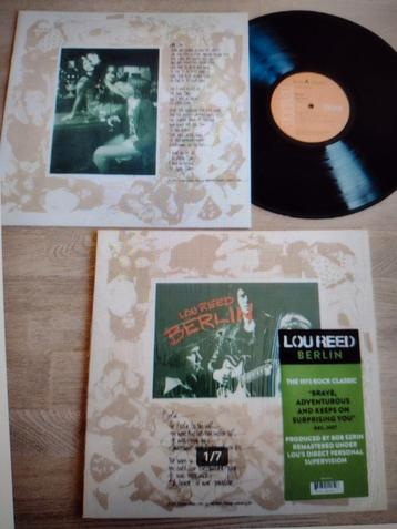 LP: LOU REED: BERLIN + insert (nieuwstaat, 2016) beschikbaar voor biedingen