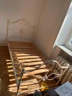 cadre de lit pour lit simple, Ophalen, Gebruikt, Wit, Metaal