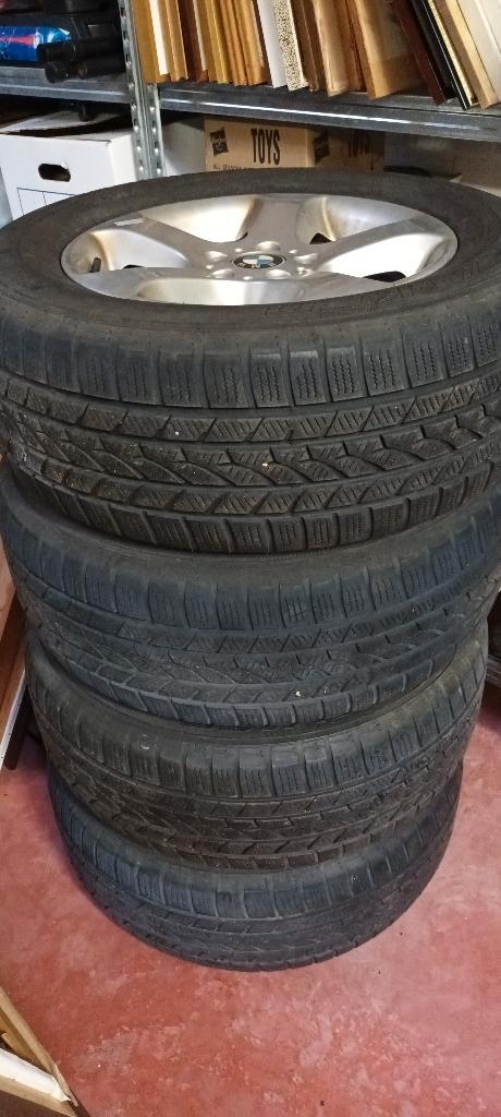 4x winterbanden +velgen - Falken HS439 eurowinter 255/60 R17, Auto-onderdelen, Banden en Velgen, Velg(en), Winterbanden, 17 inch