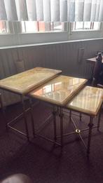 Vintage Natuursteen nesttafeltjes, Ophalen