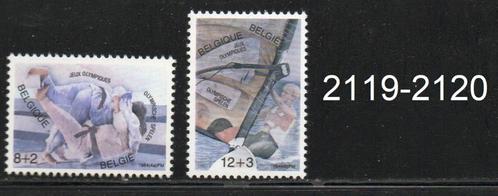 Timbres neufs ** Belgique N 2119-2120, Postzegels en Munten, Postzegels | Europa | België, Postfris, Olympische Spelen, Postfris