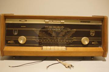 Radio stéréo Philips Vintage, Enlèvement ou Envoi, Utilisé, Radio