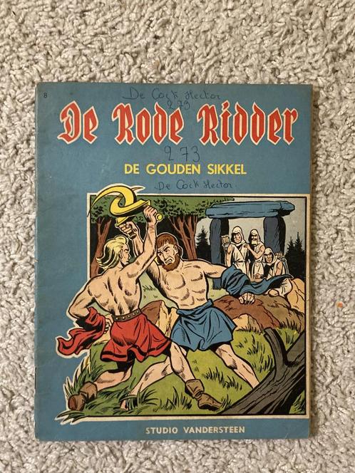 Rode Ridder - Nr. 8 - De Gouden Sikkel - Eerste druk, 1961, Boeken, Stripverhalen, Gelezen, Eén stripboek, Ophalen of Verzenden